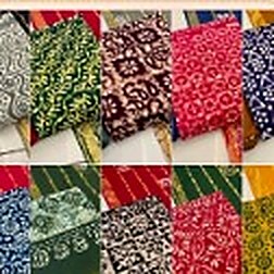 Batik printed cotton fabrics